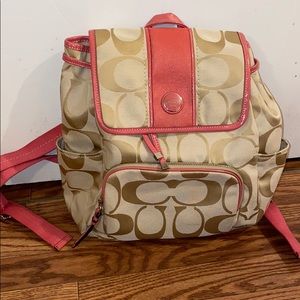 Coach Signature Backpck